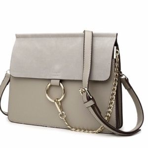 Elegant Gray Crossbody Bag